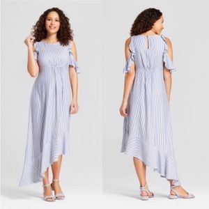 *Final price* ISABEL MATERNITY Blue and White Dress XL